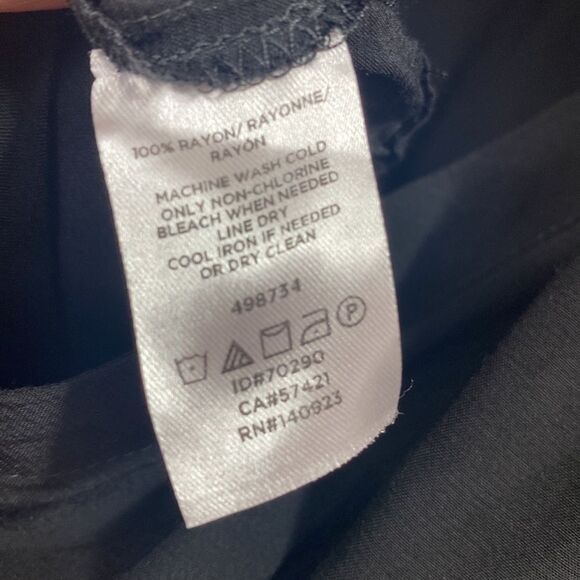 Loft Womens Black Beachy Short Sleeve Tie Romper - Picture 11 of 14